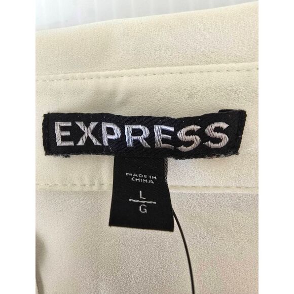 Express Top Sz L Cream - Picture 6 of 9